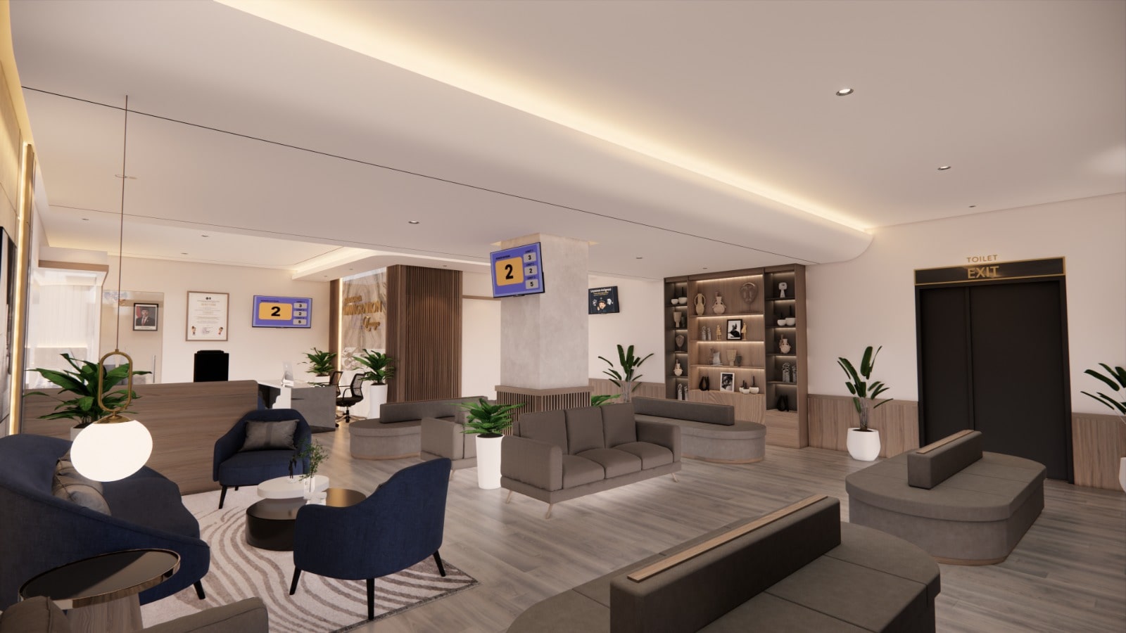 Suasana Ruang Tunggu Premium